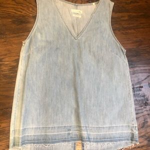 Rag & Bone denim sleeveless top